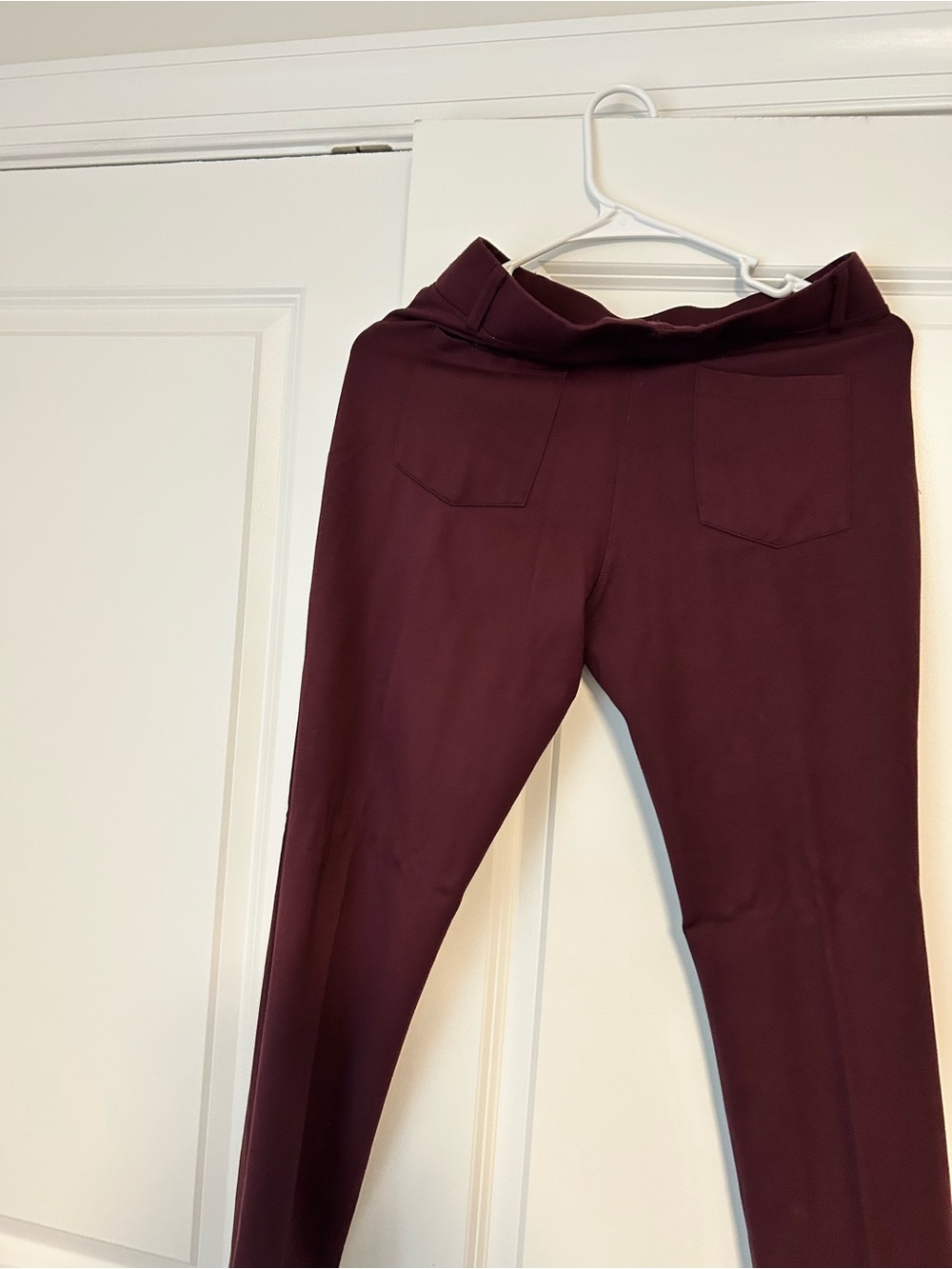 Women’s Burgundy Ponte Leggings Pants
